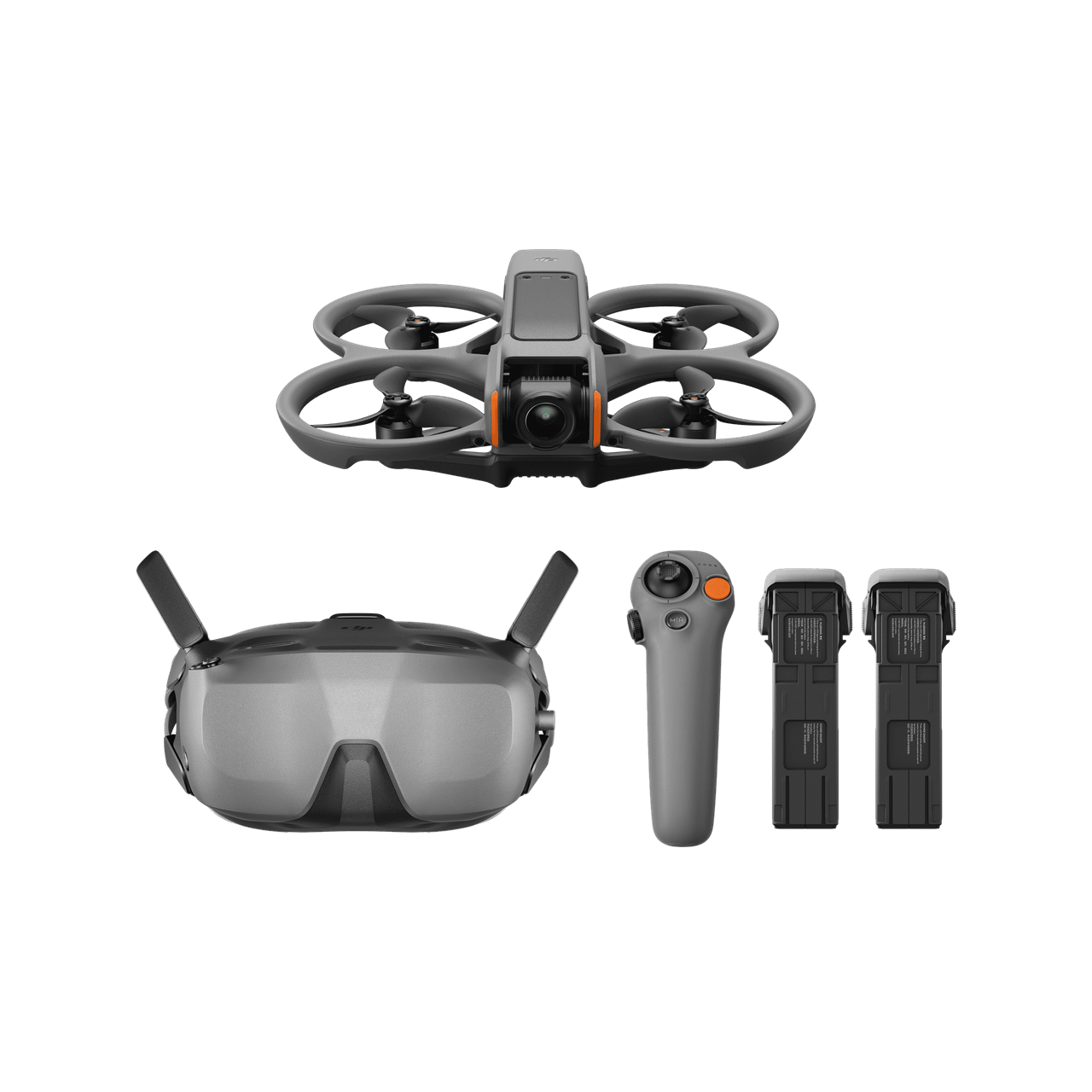 DJI Avata 2 FPV Drone Fly Smart Combo (Three Batteries + Goggles)